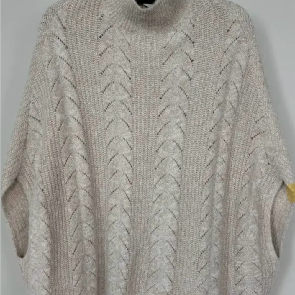 Cozy Knit Poncho Sweater